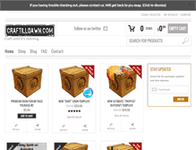 Tablet Screenshot of craftilldawn.com